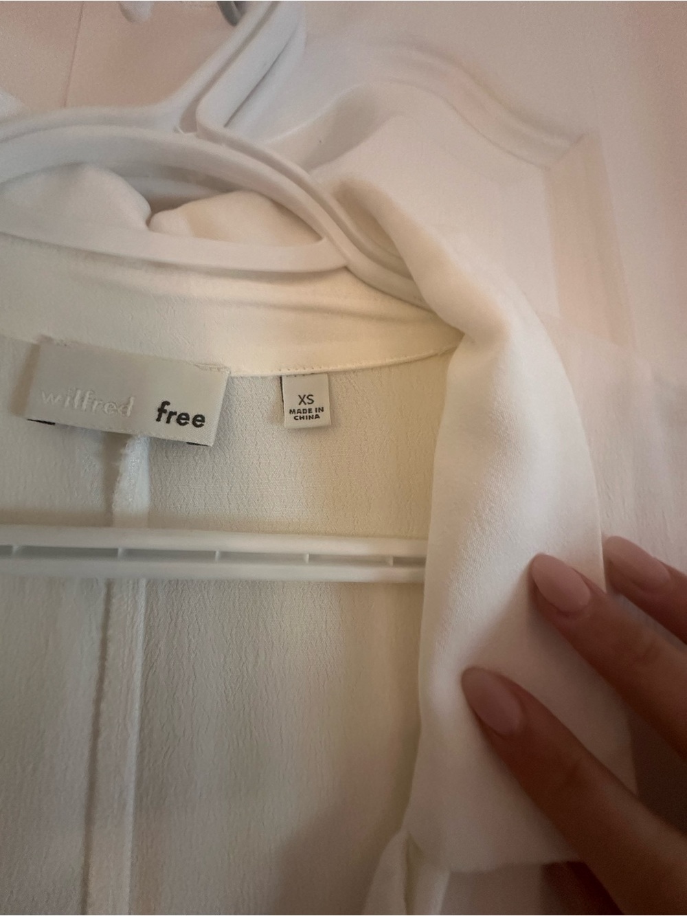 TWO Wilfred White Button Down Top & Dress - Picture 4 of 4